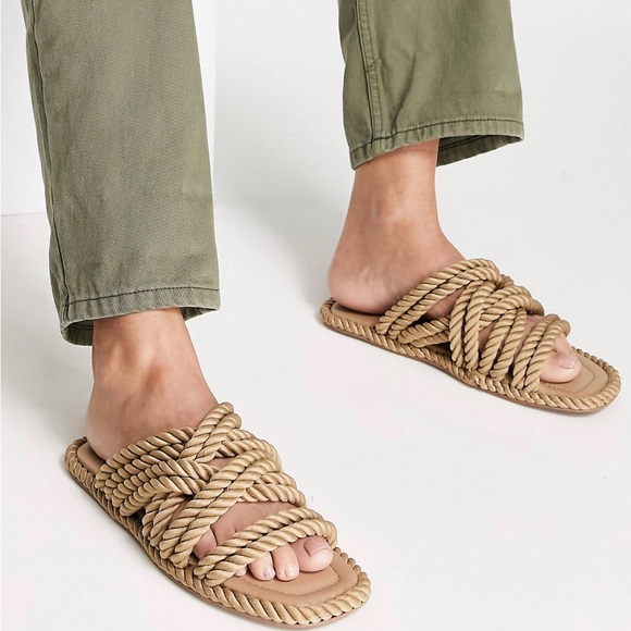 ASOS DESIGN Jumping rope espadrilles in natural - Picture 2 of 4